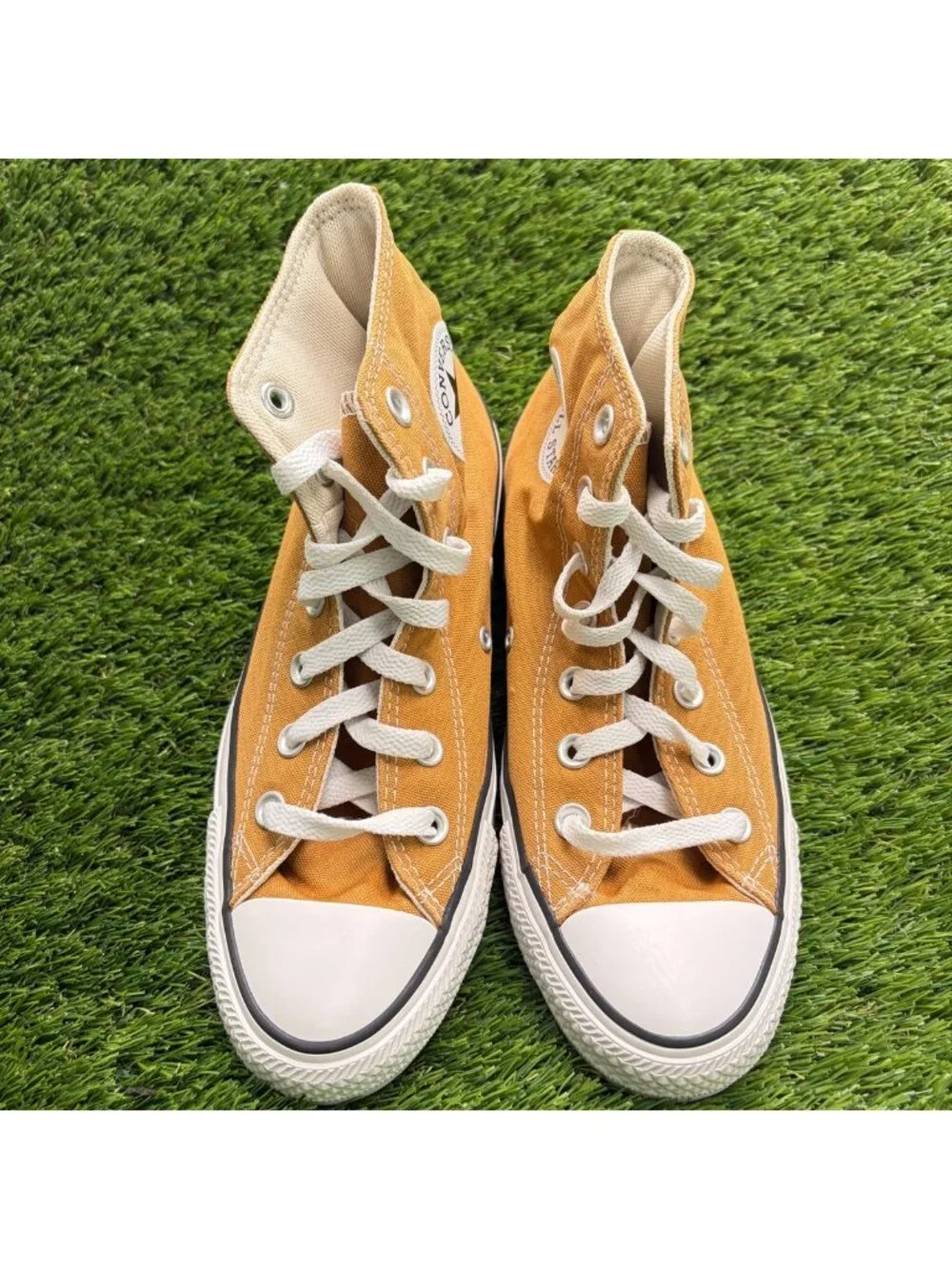 Converse Chuck Taylor All Star Hi Womens Size 7 Amber Athletic Shoes Sneakers